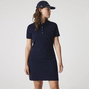 Lacoste stretch cotton polo dress